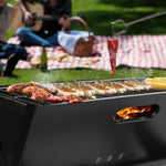Sleek Club - Portable BBQ Barbecue Grill Foldable Charcoal Grill Camping Garden Outdoor Travel