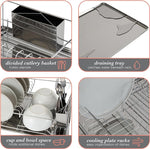 iMounTEK-  Kitchen Details 3 Piece Dish Rack