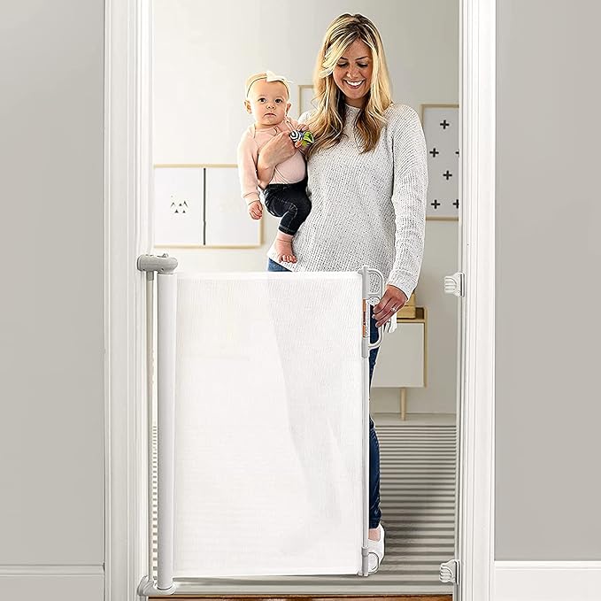 MomCozy Retractable Baby Gate