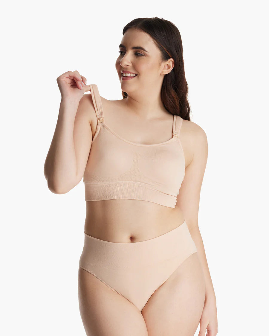 MomCozy Lycra All Day Wear 4-in-1 Pumping Bra