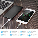 Sleek Club - 20000mAh Power Bank Ultra-thin External Battery Pack Phone Charger Dual USB Ports