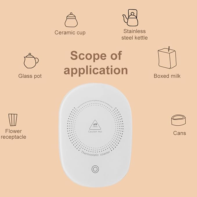 iMounTEK - 55C Warm Coaster (White)