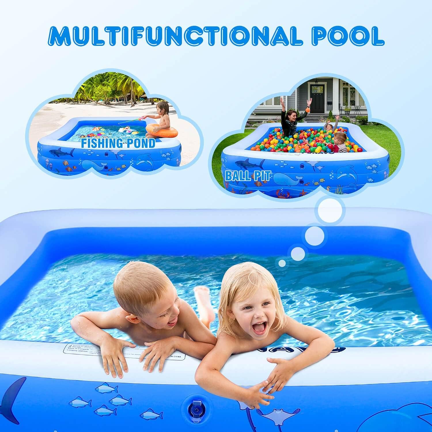 Funavo Large Inflatable Pool