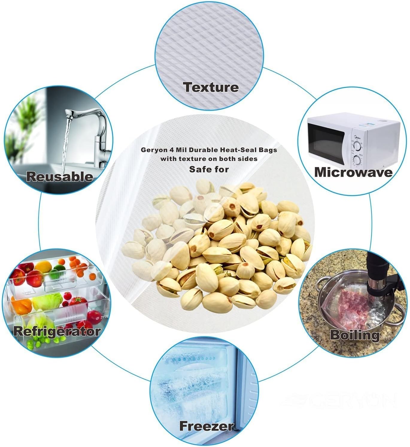 Geryon Vacuum Sealer Bags