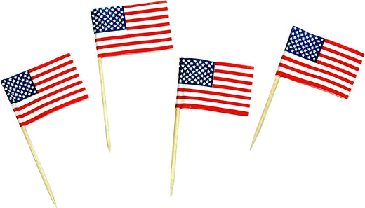 Chef Craft Select USA Flag Toothpicks | 50 Pcs