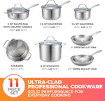 Mueller Pots and Pans Set |11-Piece