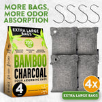 Nature Fresh Bamboo Charcoal Air Purifying Bags (4 Pack)