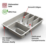 Mueller Flatware Kitchen Drawer Organizer